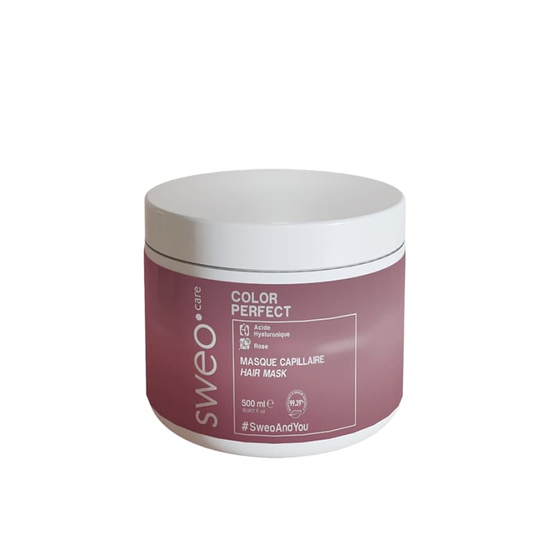 Masque éclat Sweo Care Color Perfect  - Sweo - Produit capillaire professionnel 500ml