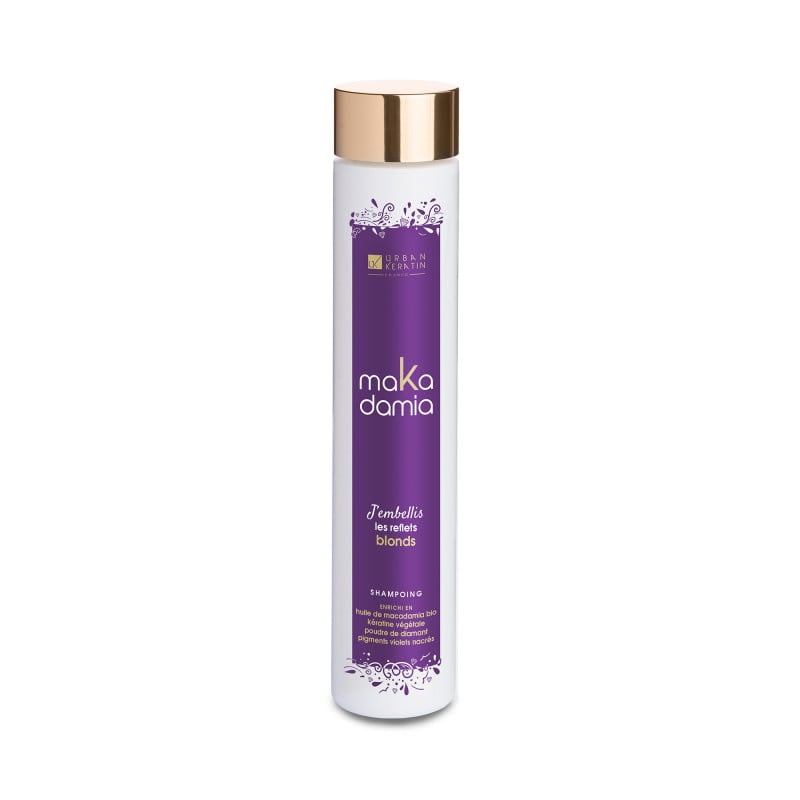 Shampoing cheveux Blond K Makadamia - Urban Keratin - Produit capillaire professionnel