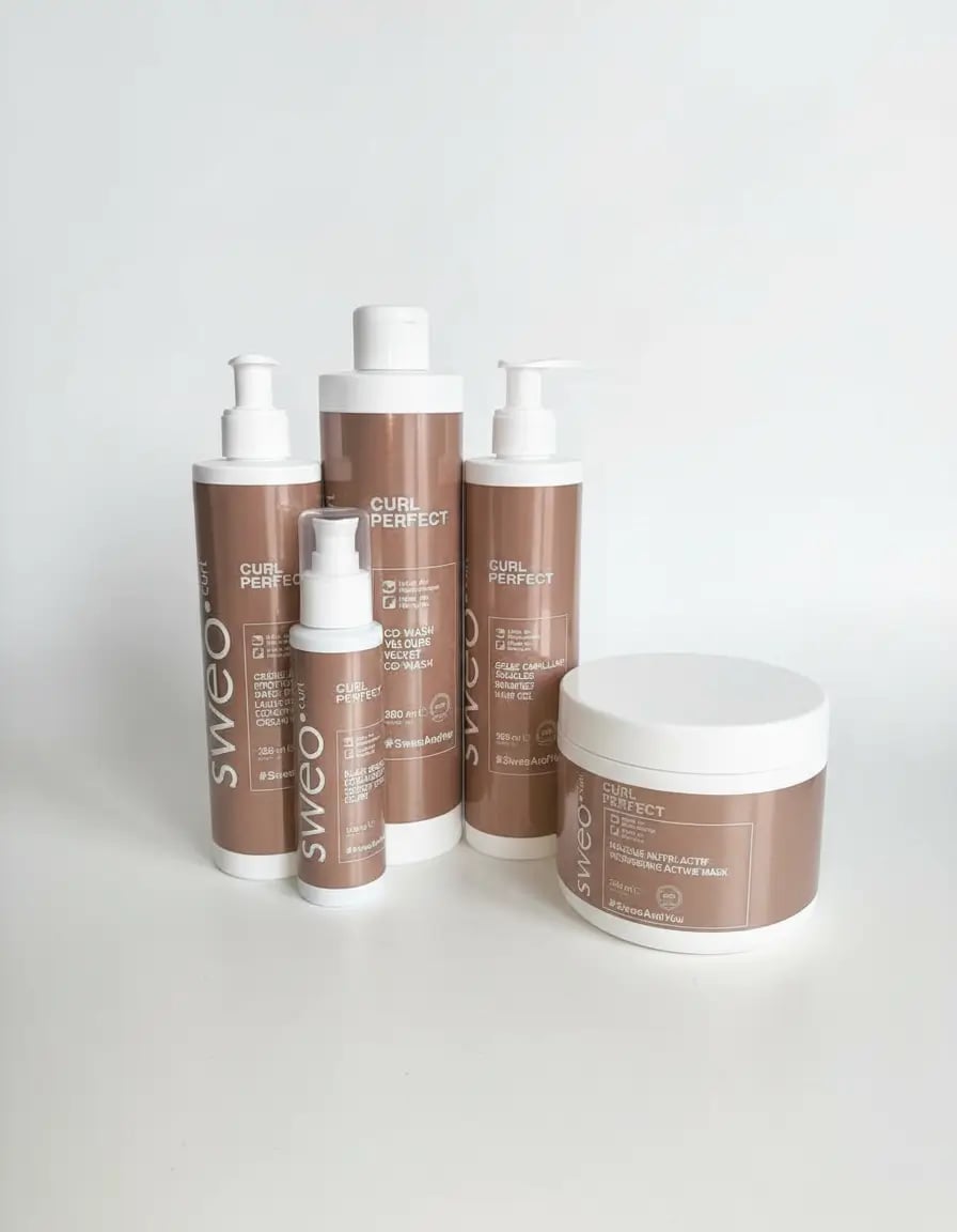 Élixir sérum brillance anti-frisottis pour cheveux bouclés - Sweo - Produit capillaire professionnel